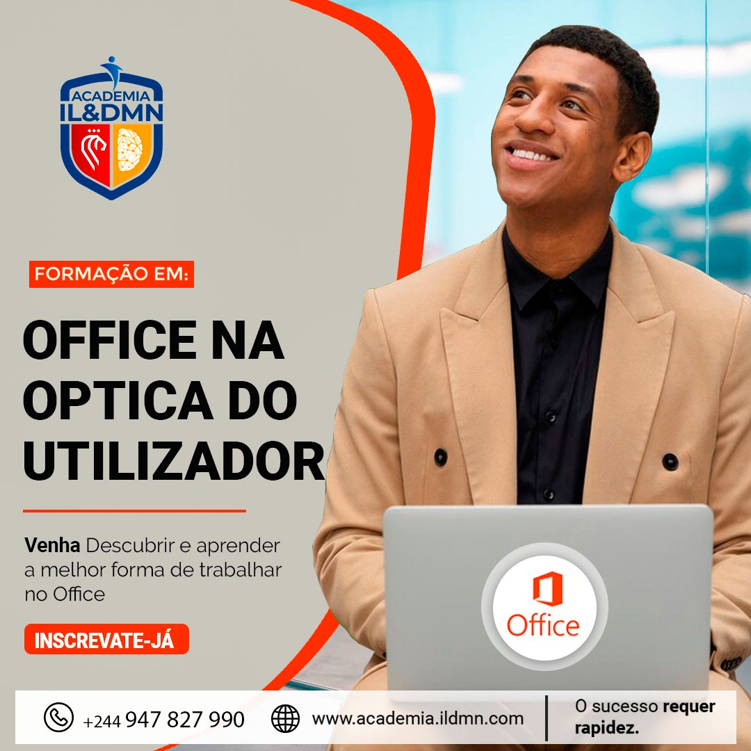 OFFICE NA ÓPTICA DO UTILIZADOR